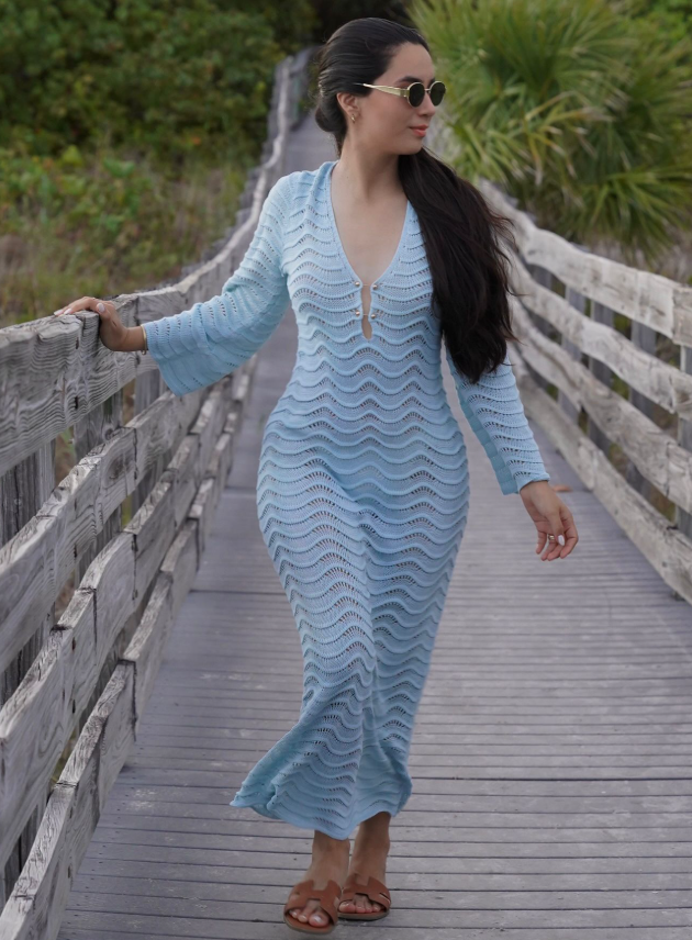 Turquoise Long Dress  Kai Coastal